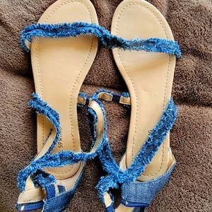 Jean colored sandals